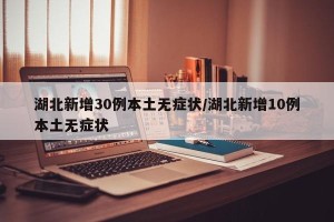 湖北新增30例本土无症状/湖北新增10例本土无症状