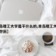 【青岛理工大学是干什么的,青岛理工大学是什么学历】