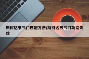 斯柯达节气门匹配方法/斯柯达节气门功能失效