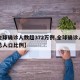 【全球确诊人数超372万例,全球确诊人数占总人口比例】